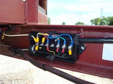 how to install junction box on semi trailer|trailer wiring junction box napa.